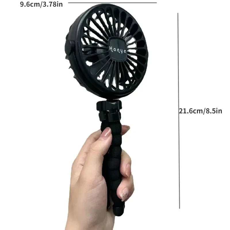 Baby Kinderwagen Fan Hand Wiederaufladbare USB Blattlose Kleine Klapp Fans Mini Ventilator Stille Tisch Outdoor Kühler Hals Fan